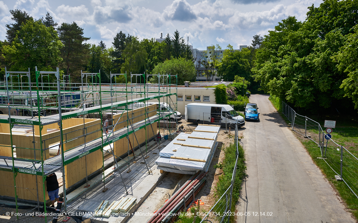 05.06.2023 - Neue Wände für das HAus für Kinder in Neuperlach in München